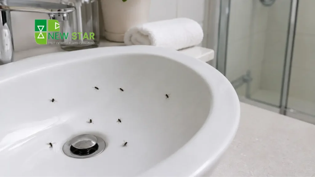 how to get rid of drain flies in bathroom